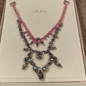 Stella & Dot Neon Dream Statement Necklace